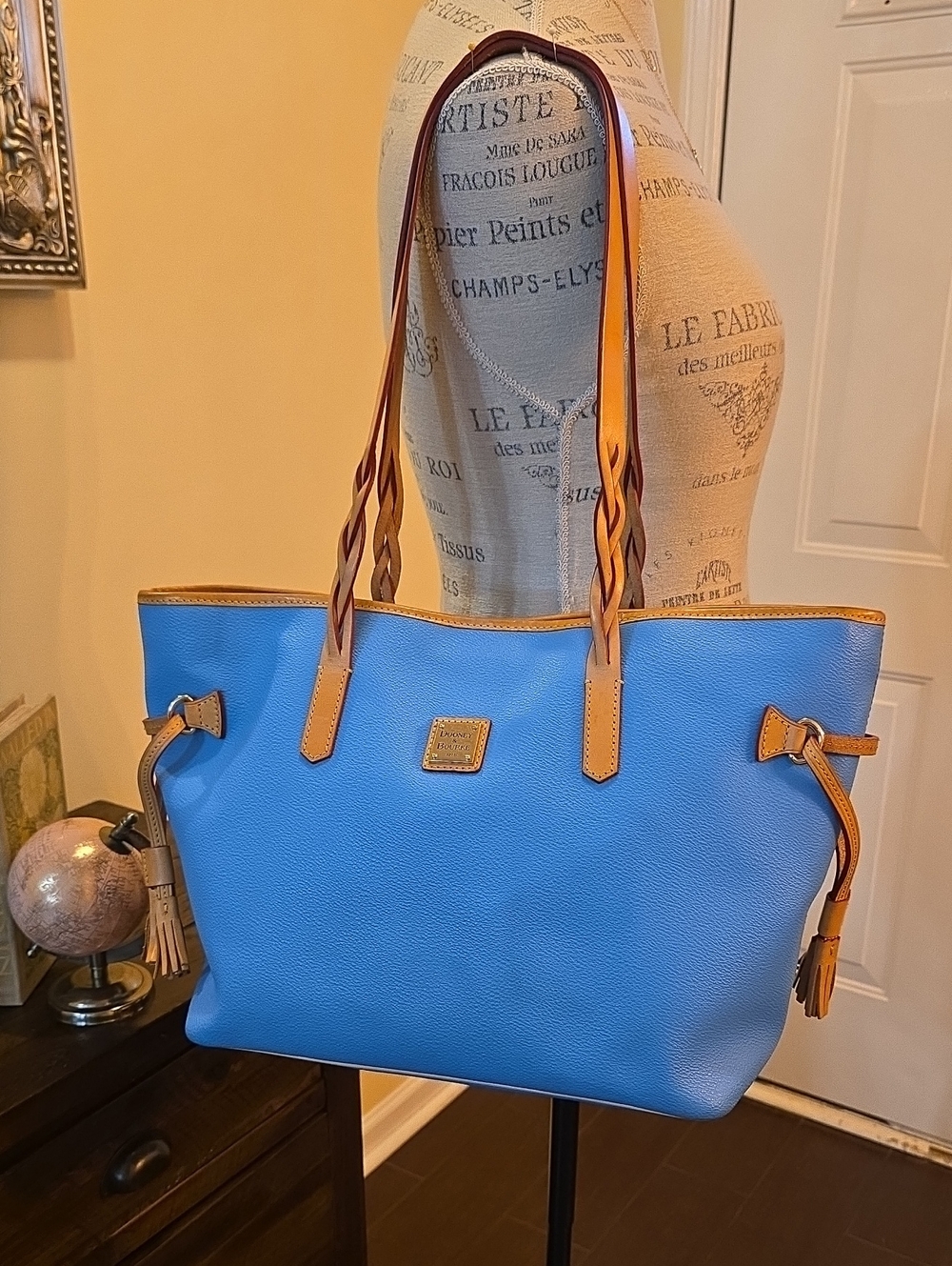 Dooney & Bourke Tote Vicetta Tan Leather Trim